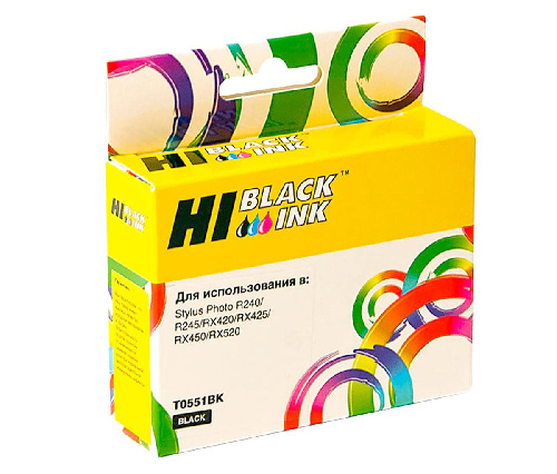 Картридж Epson Stylus Photo R240/RX420/RX520 (Hi-black) C13T055140, BK ГОДЕН ДО 10.24