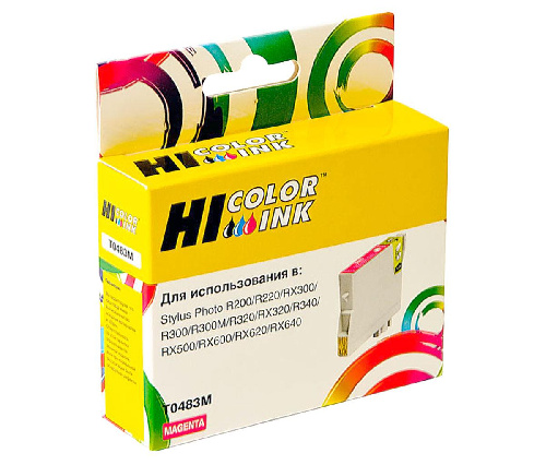 Картридж Epson Stylus Photo R200/R300/RX500/RX600 (Hi-Black) C13T04834010, M