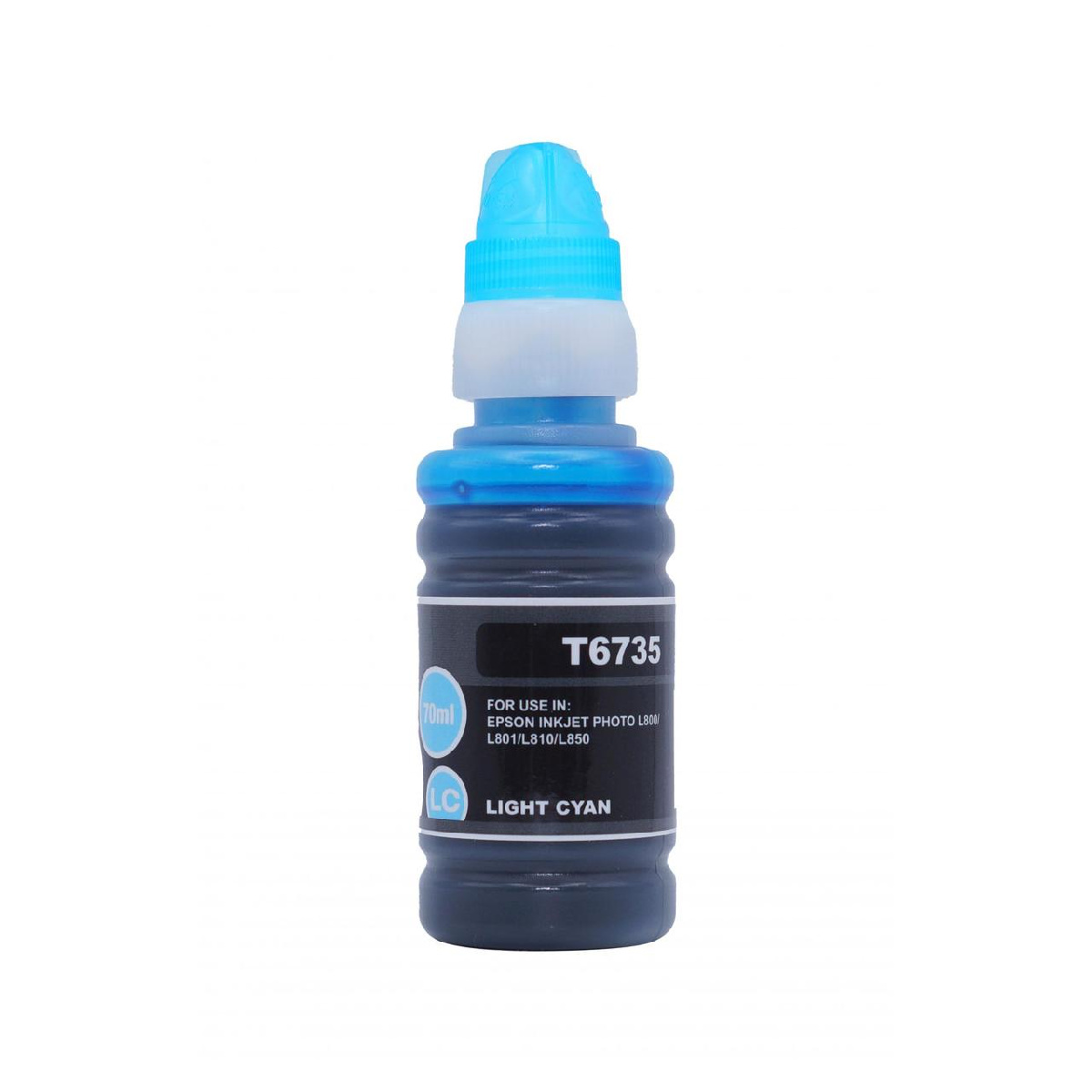 Чернила Epson L800/805/810/850/L1800 (Ninestar) аналог C13T67354A, light cyan, 70ml