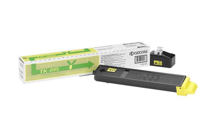 Картридж Kyocera FS-C8020MFP/C8025MFP/C8520MFP/C8525MFP (O) TK-895, Y, 6K / 1T02K0ANL0
