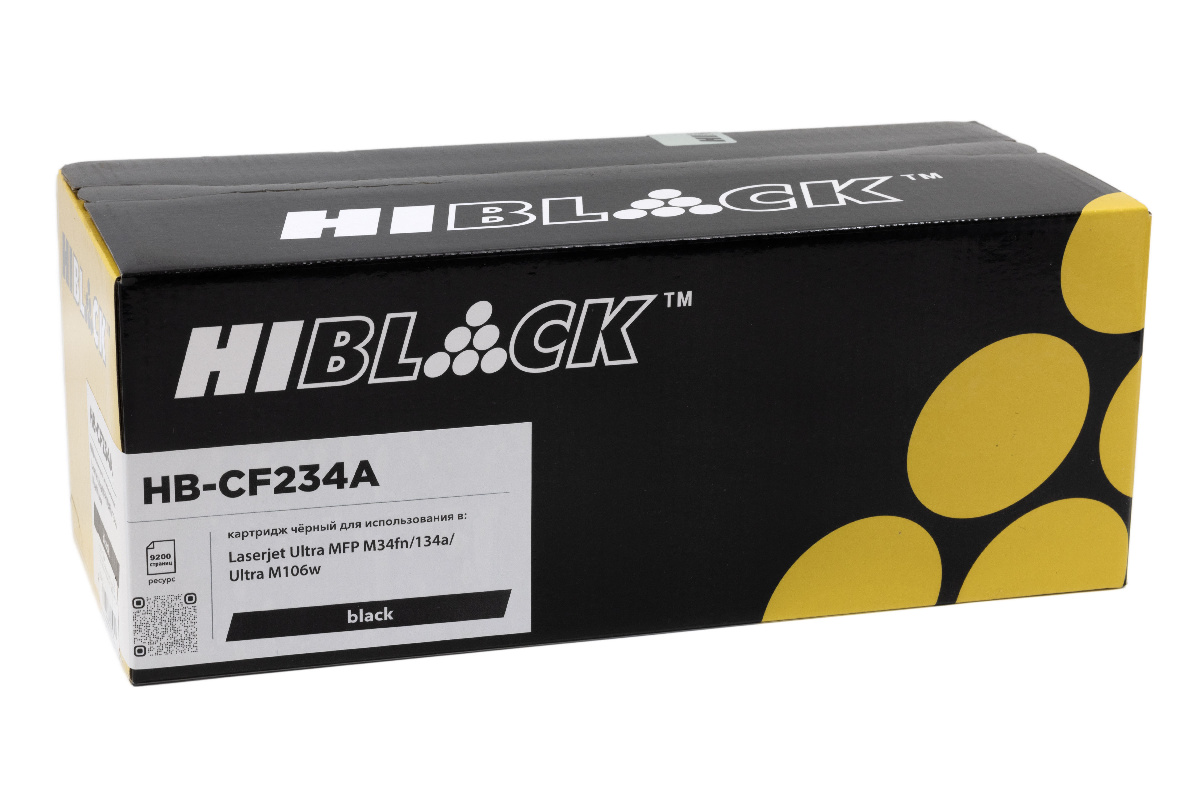 Драм-юнит HP LaserJet Ultra M106/MFP M134, 9,2K (без тубы) Hi-Black (HB-CF234A)