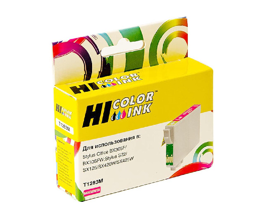 Картридж Epson Stylus S22/SX125/SX420W/SX425W/BX305F (Hi-Black) C13T12834010, M