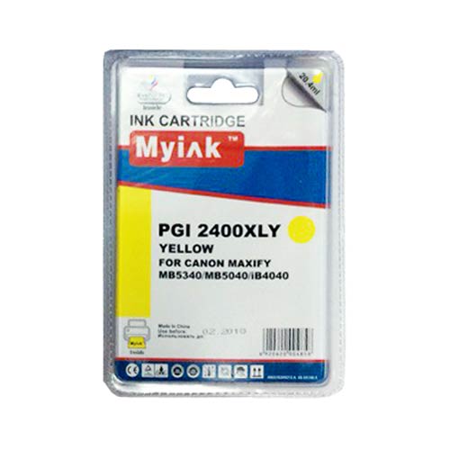 Картридж CANON MAXIFY MB5340/MB5040/iB4040 Yellow (20,4ml, Pigment) MyInk PGI-2400XLY 