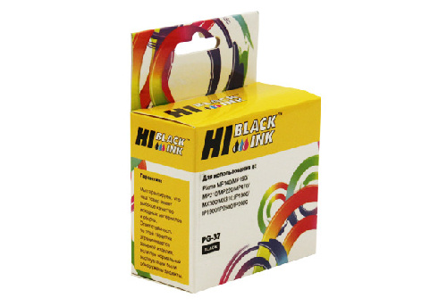 Картридж Canon PIXMA iP1800/2500/MP140/MX300 (Hi-Black) PG-37, BK