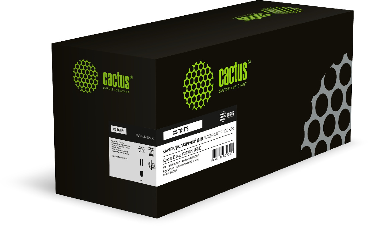 Картридж лазерный Cactus CS-TK1178 TK1178 ASIA CN черный (7200стр.)