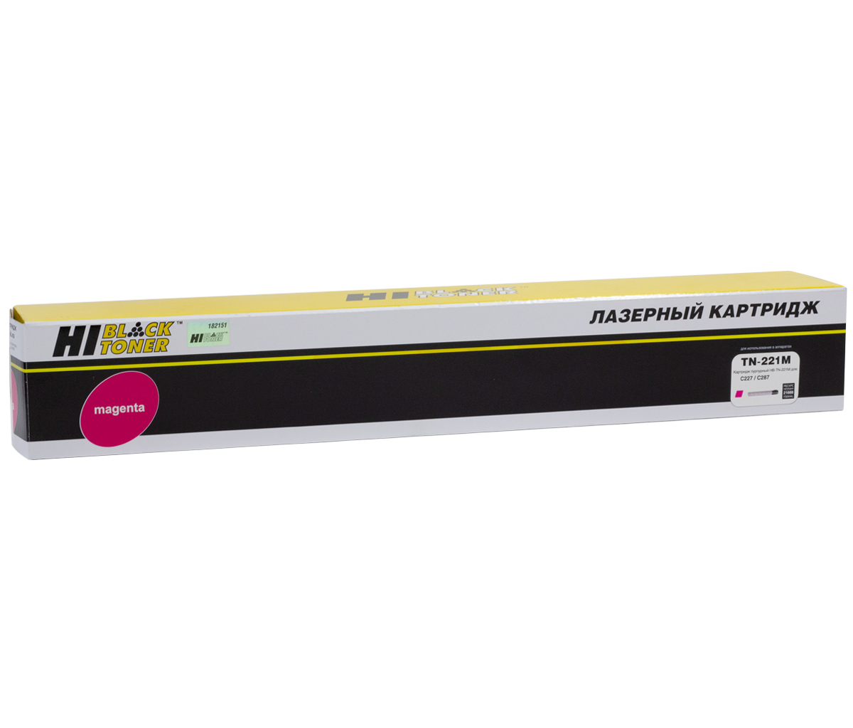 Картридж Konica-Minolta bizhub C227/287 (Hi-Black) TN-221M, M, 21K