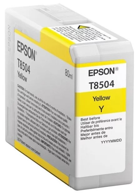 Картридж Epson SureColor SC-P800 (O) C13T850400, желтый, 80 мл