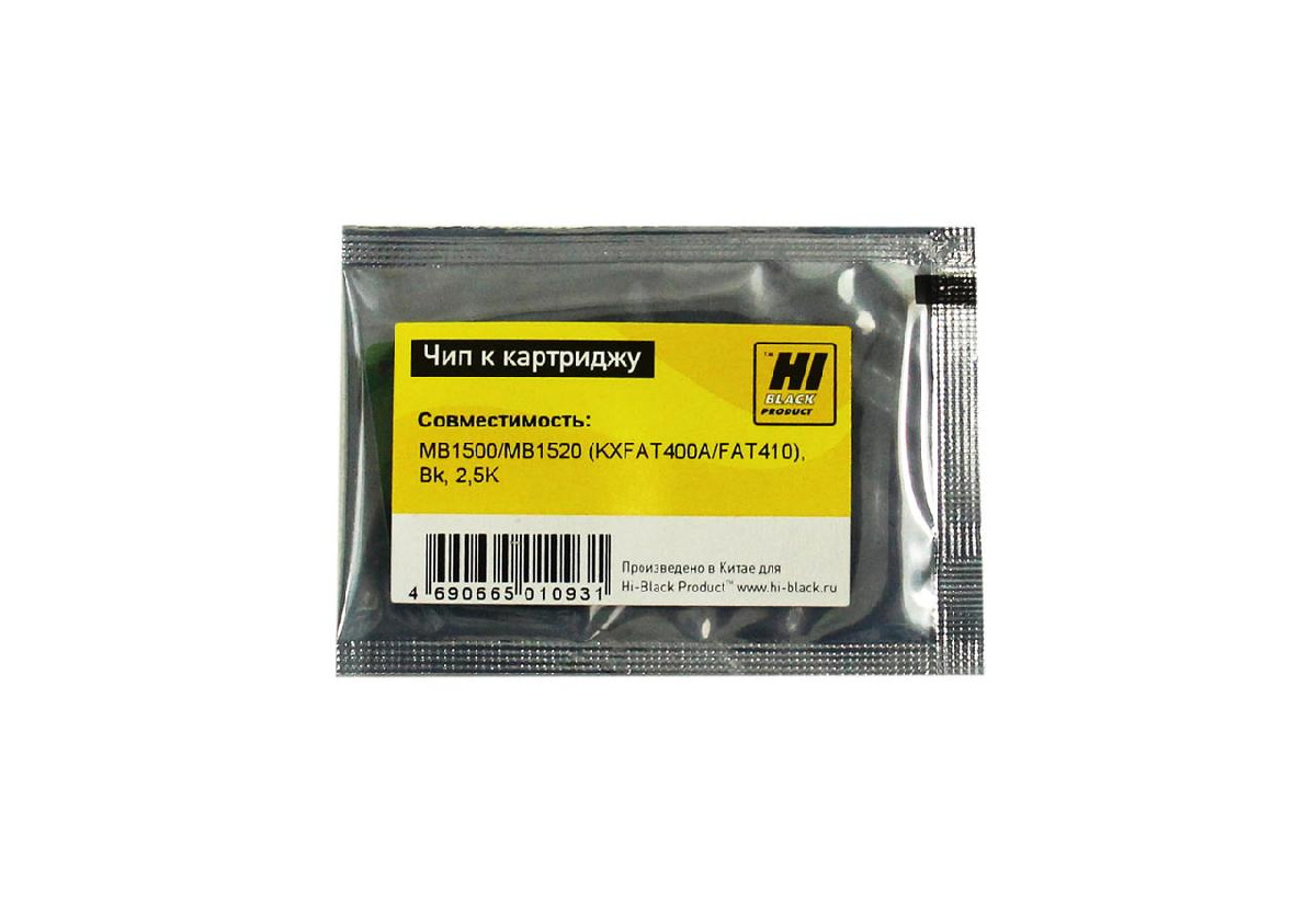 Чип Panasonic KX-FAT400A/FAT410 (Hi-Black) MB1500/MB1520, Bk, (2,5K)