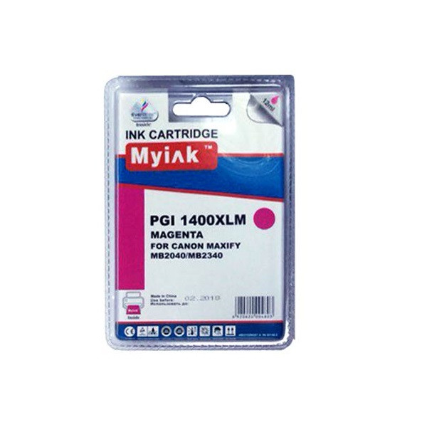 Картридж Canon MAXIFY MB2040/ MB2140/ MB2340/ MB2740 (MyInk) PGI-1400XL/ 9203B001, M(ГОДЕН ДО 10.24)