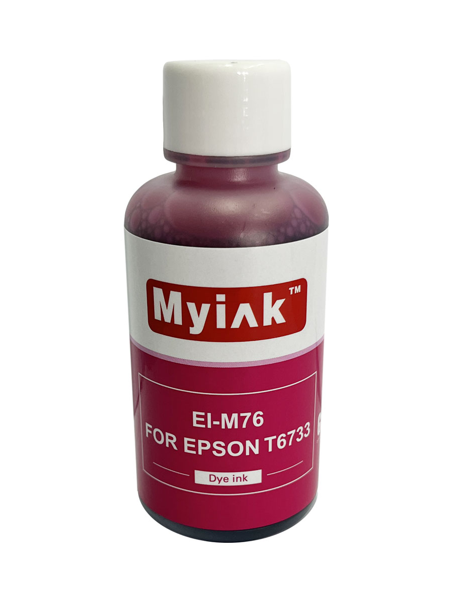 Чернила EPSON (T6733) L100/L200/ L655/ L800/ L805/ L1800 (100мл, magenta Dye) EI-M87-B Gloria MyInk