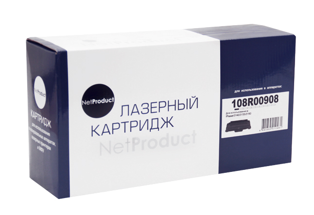 Картридж Xerox Phaser 3140/3155/3160 (NetProduct) 108R00908, 1,5K