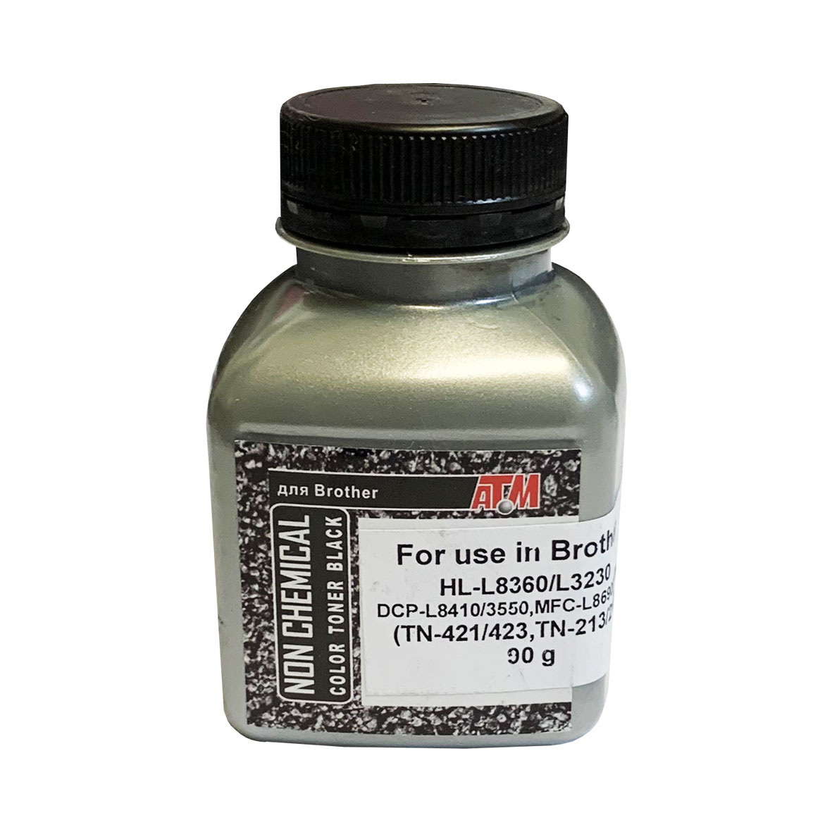 Тонер для BROTHER (TN-421/423, TN-213/217) (фл,90,черный ,NonChem) Silver ATM