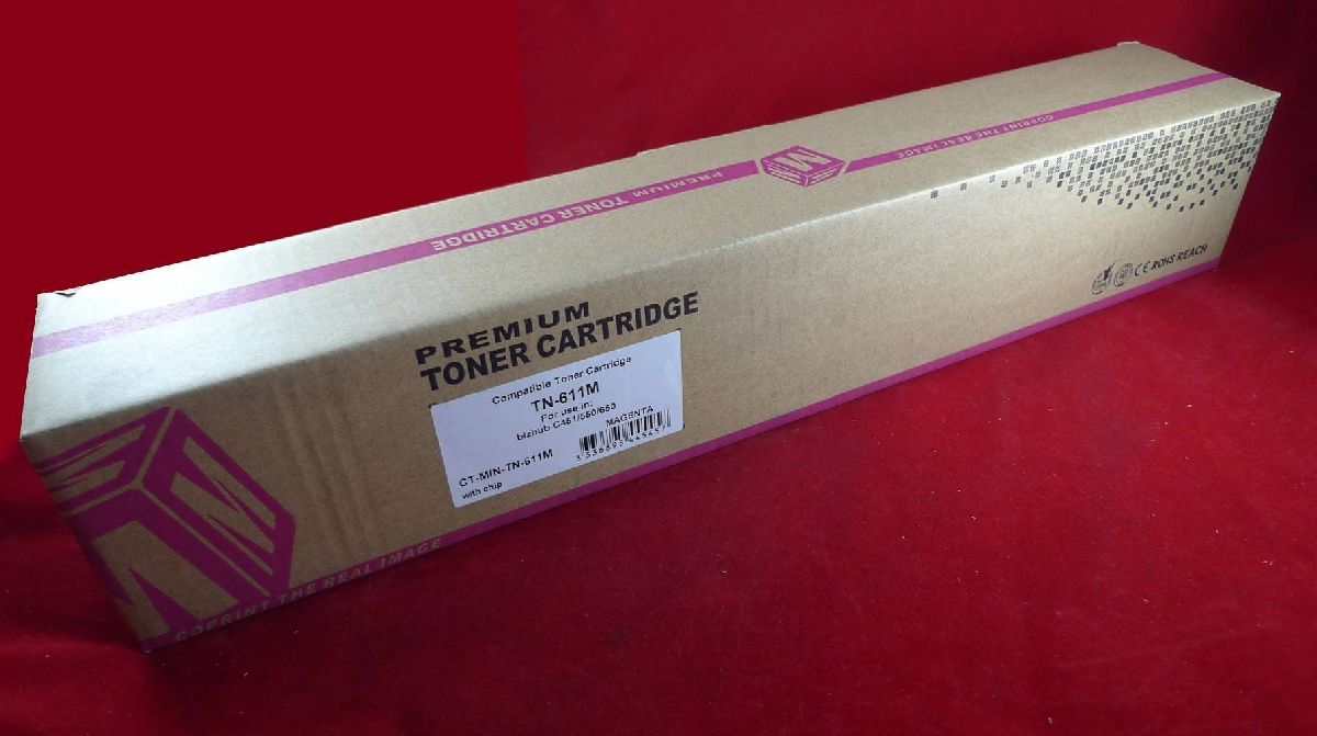 Тонер Konica-Minolta bizhub C451/C550/C650 TN-611M magenta (туба 390г) (ELP Imaging)