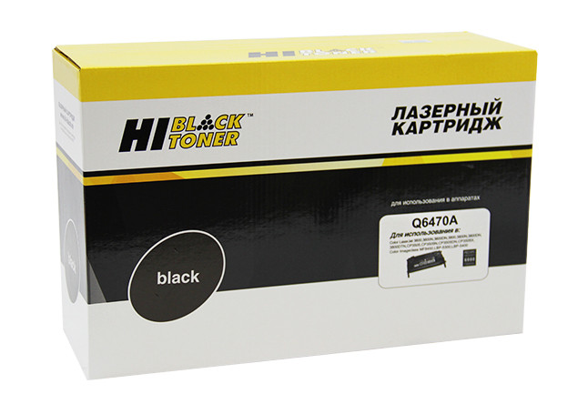 Картридж HP CLJ 3600/3800/CP3505/Canon MF8450 (Hi-Black) универс. Q6470A, BK, 6K, ВОССТАН