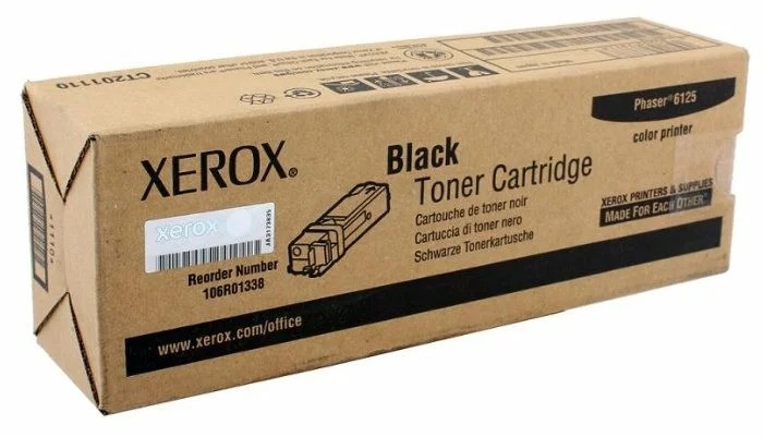 Картридж Xerox Phaser 6125 (O) 106R01338, BK, 2K