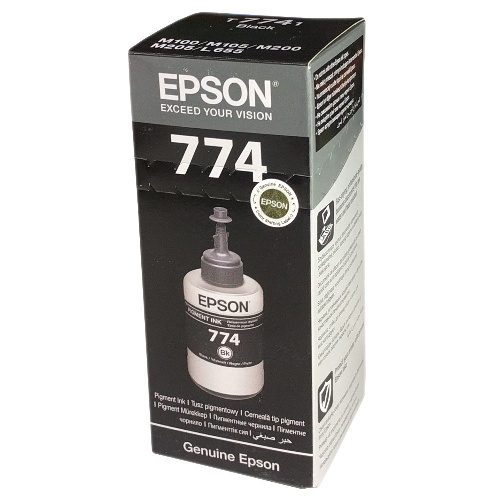 Чернила Epson M100/105/200/205 (O) C13T77414A, black, 140ml