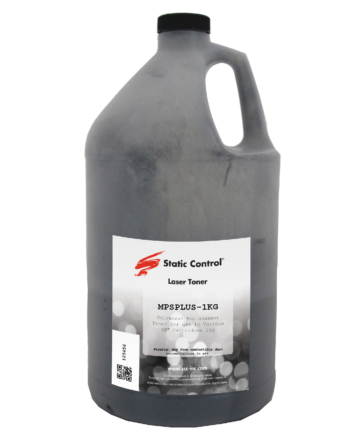 Тонер HP LJ 1010-9000/P2015/P2055/P3015/M425/M525 Универс. (Static Control)  кг, флакон, MPSPLUS