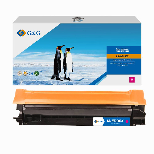 Картридж G&G, аналог HP GG-W2003X пурпурный 28k с чипом