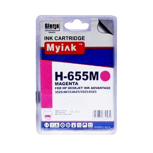 Картридж HP DJ Advantage 3525/4615/5525/6525 CZ111AE Magenta (14,6ml, Dye) MyInk (655)