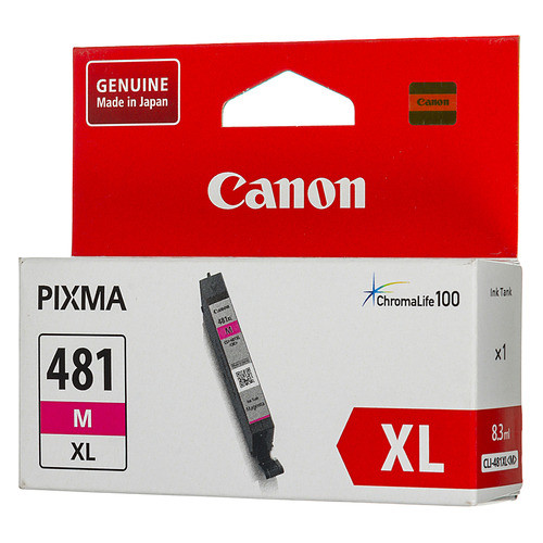 Картридж Canon PIXMA TS6140/TS8140/TS9140/TR7540/TR8540 (O) CLI-481M XL/ 2045C001 пурпурный