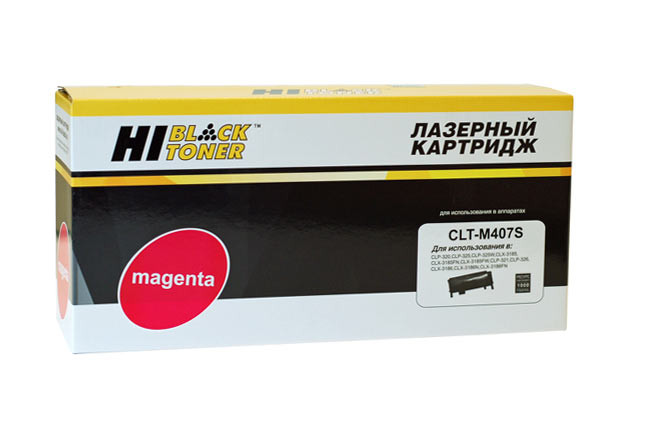 Картридж Samsung CLP-320/320n/325/CLX-3185/3185n (Hi-Black) CLT-M407S, M, 1K