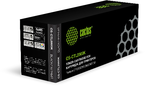 Картридж лазерный CACTUS CS-CTL2000K (CTL-2000K) black ((1500стр.)