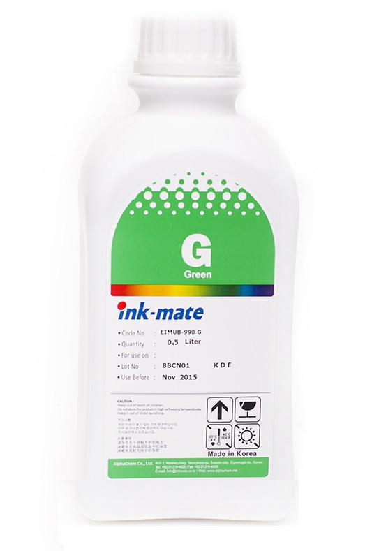 Чернила Epson (Ink-Mate) 500 мл, EIM 990 GR (Зеленый)