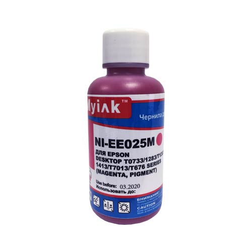 Чернила для EPSON (T0733/T0713/T0923) (100мл,magenta, Pigment) EE025M MyInk