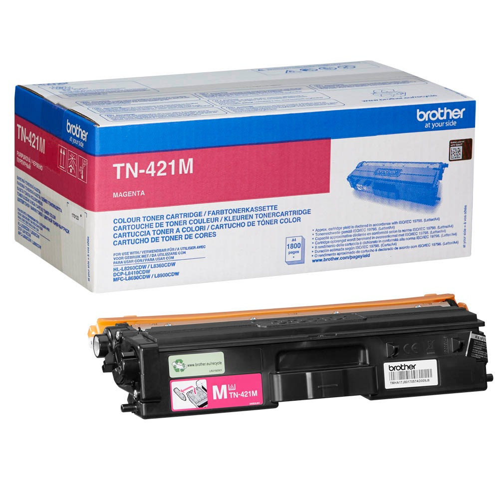 Картридж Brother HL-L8260/8360/MFC L8690/8900/DCP L8410 (O) TN-421M, M, 1.8K