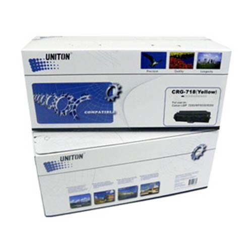 Картридж для CANON LBP-7200 Cartridge 718Y желтый (2,8K) UNITON Premium