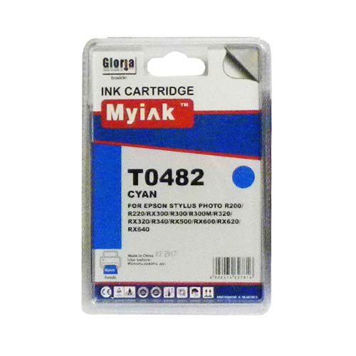 Картридж EPSON R200/300/RX500/600 Cyan (16ml, Dye) MyInk (T0482)