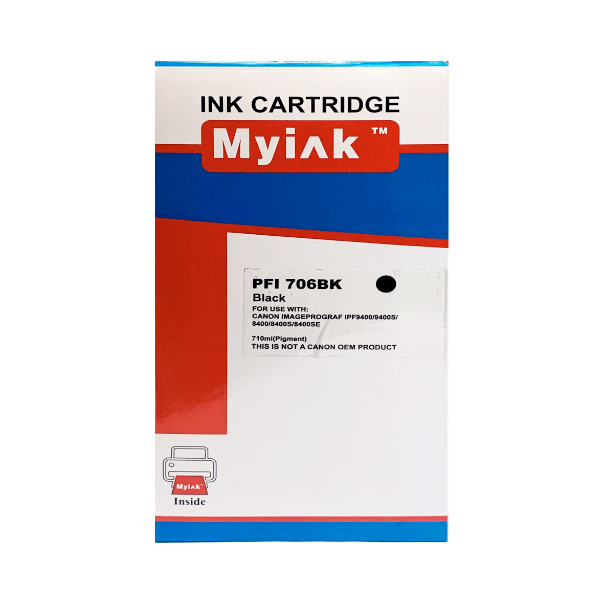 Картридж CANON IPF 8400/8400S/8400SE/9400/9400S Black (710 ml) MyInk PFI-706BK 