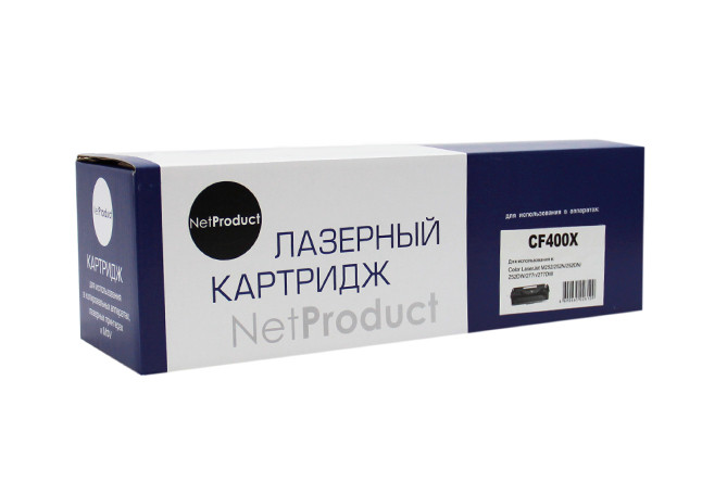 Картридж HP CLJ M252/252N/252DN/252DW/M277n/277DW (NetProduct) № 201X, CF400X, BK, 2,8K