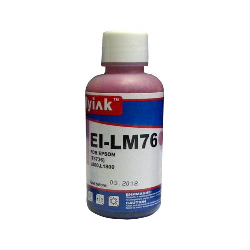 Чернила для EPSON (T6736) L800/ L805/ L1800 (100мл, light magenta Dye) EI-LM76 Gloria MyInk