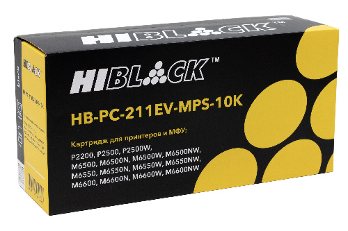 Картридж Pantum P2200/P2207/P2507/P2500W/M6500/6550/6607 (Hi-Black) HB-PC-211EV-MPS-10K, 10K