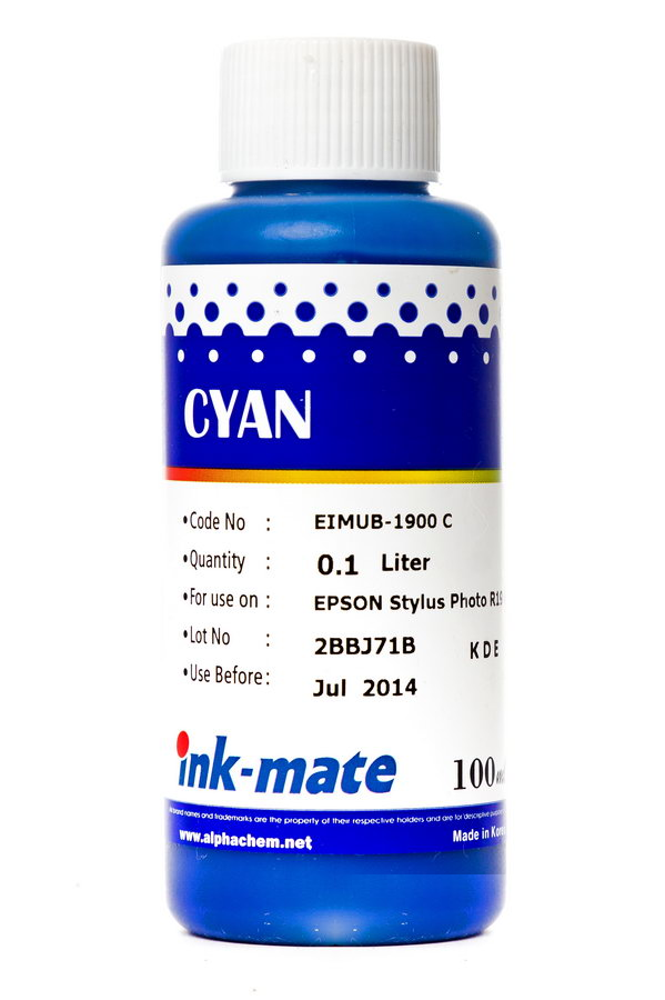 Чернила Epson (Ink-Mate) 100 мл, EIM 1900 C (Синий)