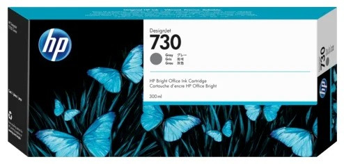 Картридж HP DJ T1700, серый, 300 мл (O) №730/P2V72A