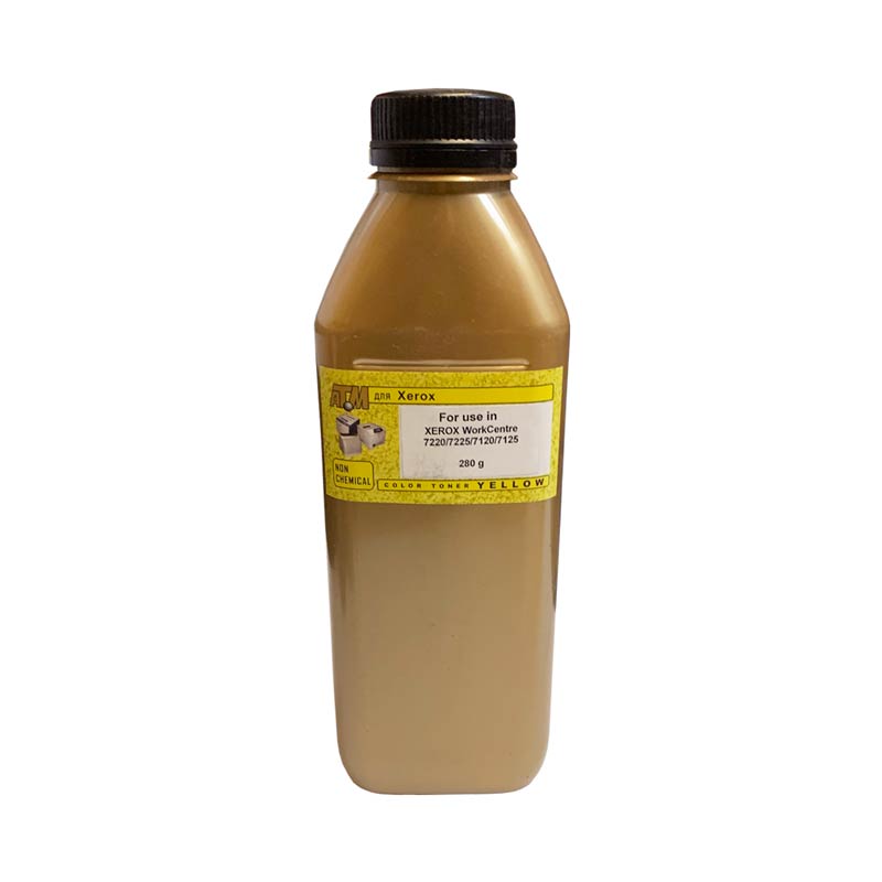 Тонер для XEROX WC 7220/7225 (фл,280,желтый,NonChem) Gold ATM