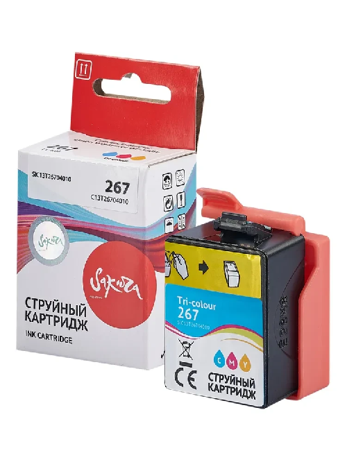 Картридж Epson WorkForce WF-100W (Sakura) C13T26704010 (267 Colour) 