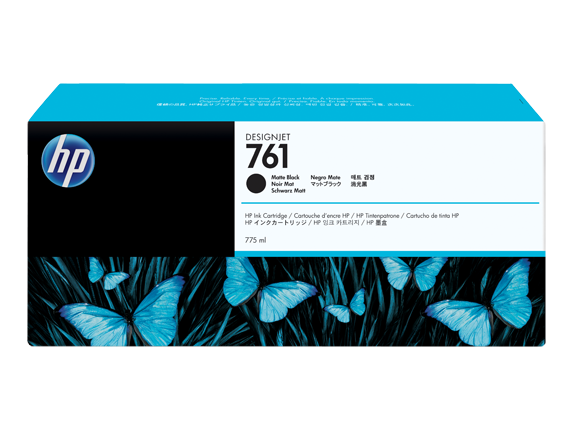 Картридж HP DesignJet T7100/T7200 (O) CM997A/№761, matte black, 775 мл