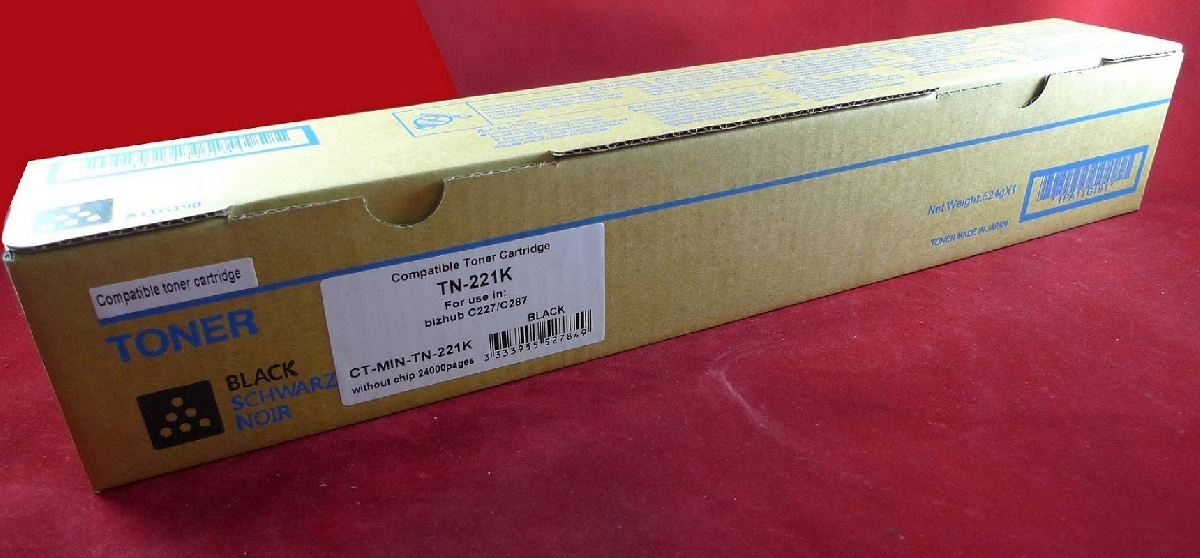 Тонер Konica-Minolta bizhub C227/C287 TN-221K black 24K (ELP Imaging)