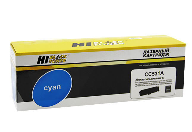 Картридж HP CLJ CP2025/CM2320/Canon LBP-7200 (Hi-Black) CC531A/Canon718 C 2.8K с чипом