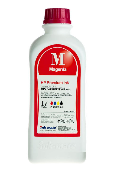 Чернила HP (Ink-Mate) 1л, HIMB-970/973 M (пурпурный пигмент)