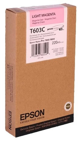 Картридж Epson Stylus Pro 7800/9800 (O) C13T603C00, светло-пурпурный, 220 мл