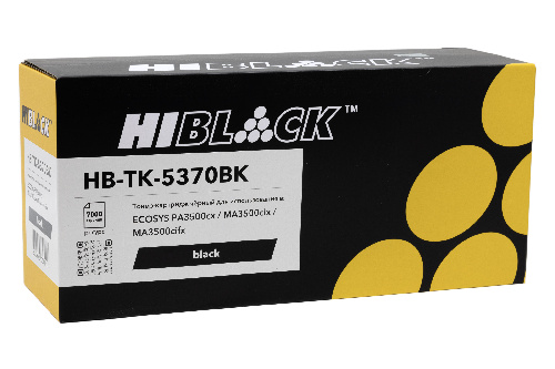 Тонер-картридж Hi-Black (HB-TK-5370Bk) для Kyocera ECOSYS PA3500/PA3500cx/MA3500/MA3500cix, Bk, 7K