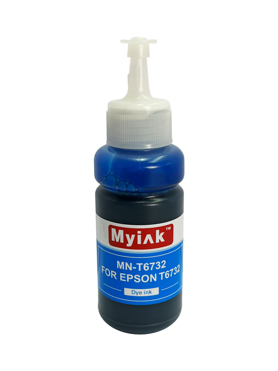 Чернила EPSON (T6732) L100/L200/ L655/ L800/ L805/ L1800 (70мл, контейнер, cyan Dye) MN-T6732 MyInk
