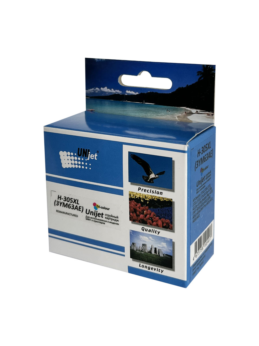 Картридж HP DJ 2320/2710/2720 3YM63AE (R) Color (18ml) Unijet (305XL)
