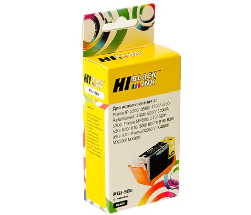 Картридж Canon PIXMA MP 500/510/520/530 (Hi-Black) PGI-5BK