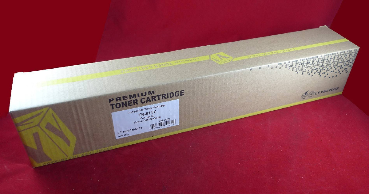 Тонер Konica-Minolta bizhub C451/C550/C650 TN-611Y yellow (туба 390г) (ELP Imaging)