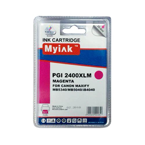 Картридж CANON MAXIFY MB5340/MB5040/iB4040 Magenta (20,4ml, Pigment) MyInk PGI-2400XLM 